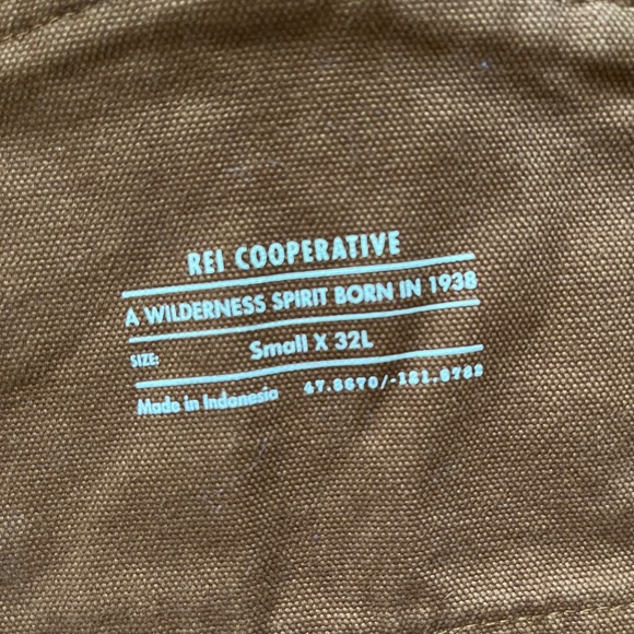 Men’s Small 32 length REI trailsmith overalls SOLD TOGETHER - Picture 2 of 3